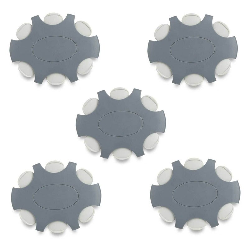 JB White 30 Pieces ProWax Wax Guards for Hearing aids Suitable for Oticon and Bernafon Speakers, 5X Dispenser disks with 6 Tools and 6 Filters, Gray - Image 1